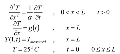 The inverse heat conduction equation was applied to calculate specific temperatures along the cutting edge.